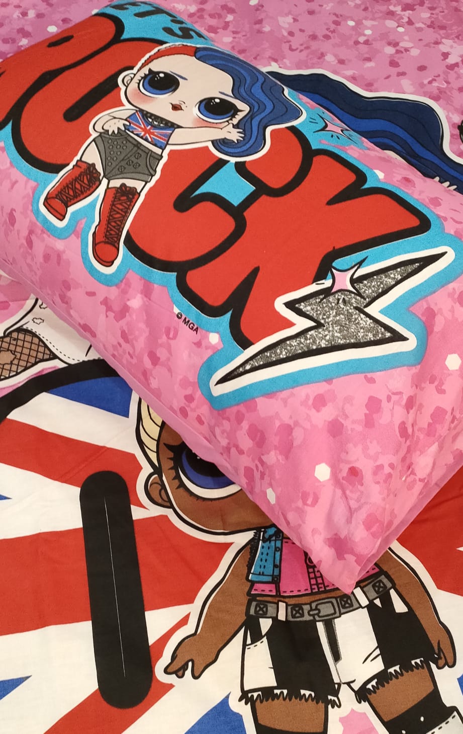 Kids Lets Rock Bedsheet