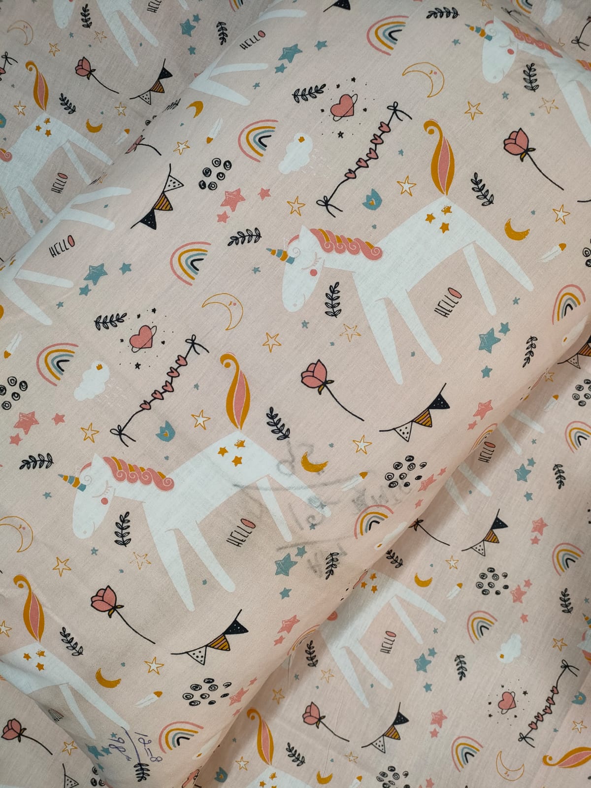 Kids Unicorn Cotton Bedsheet 8007