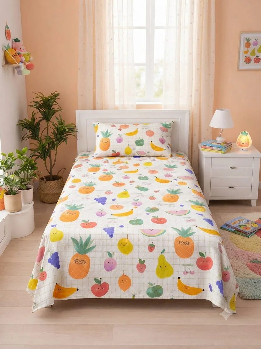 Furits Bed Sheet
