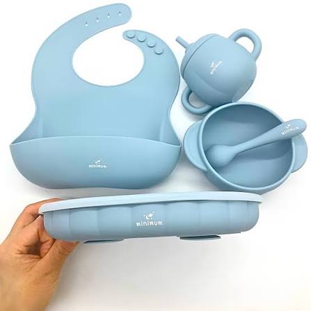 Silicone Baby Feeding Set – 5 Piece