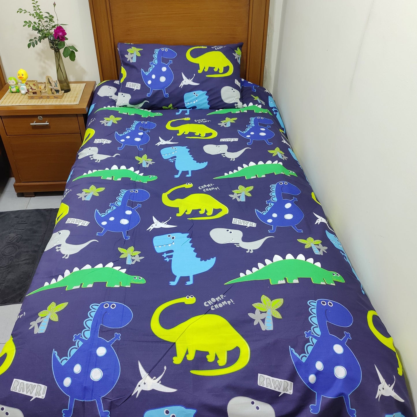 DINO PRINTS KIDS BEDSHEET  32008