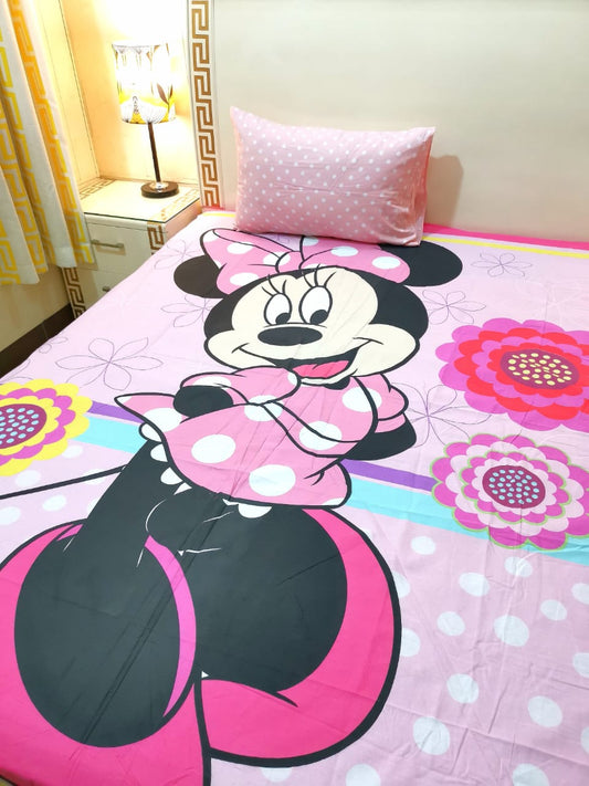 Kids MINNIE MOUSE Bedsheet 7981