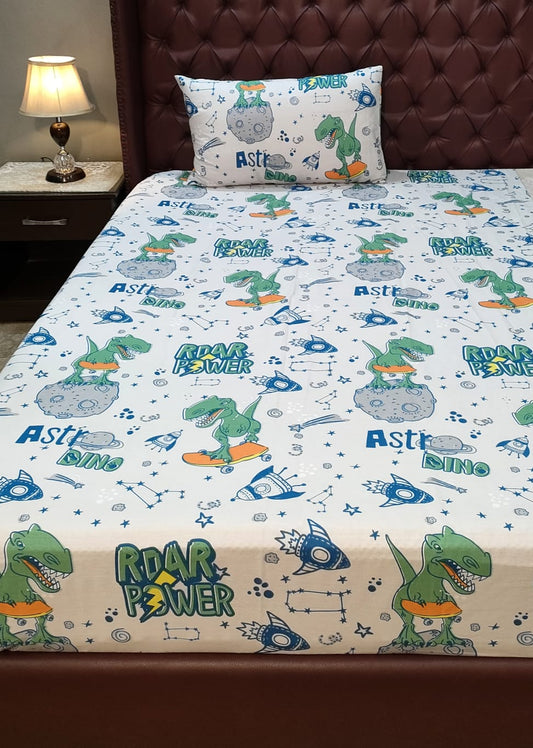 ASTRO DINOS KIDS BEDSHEET 3094