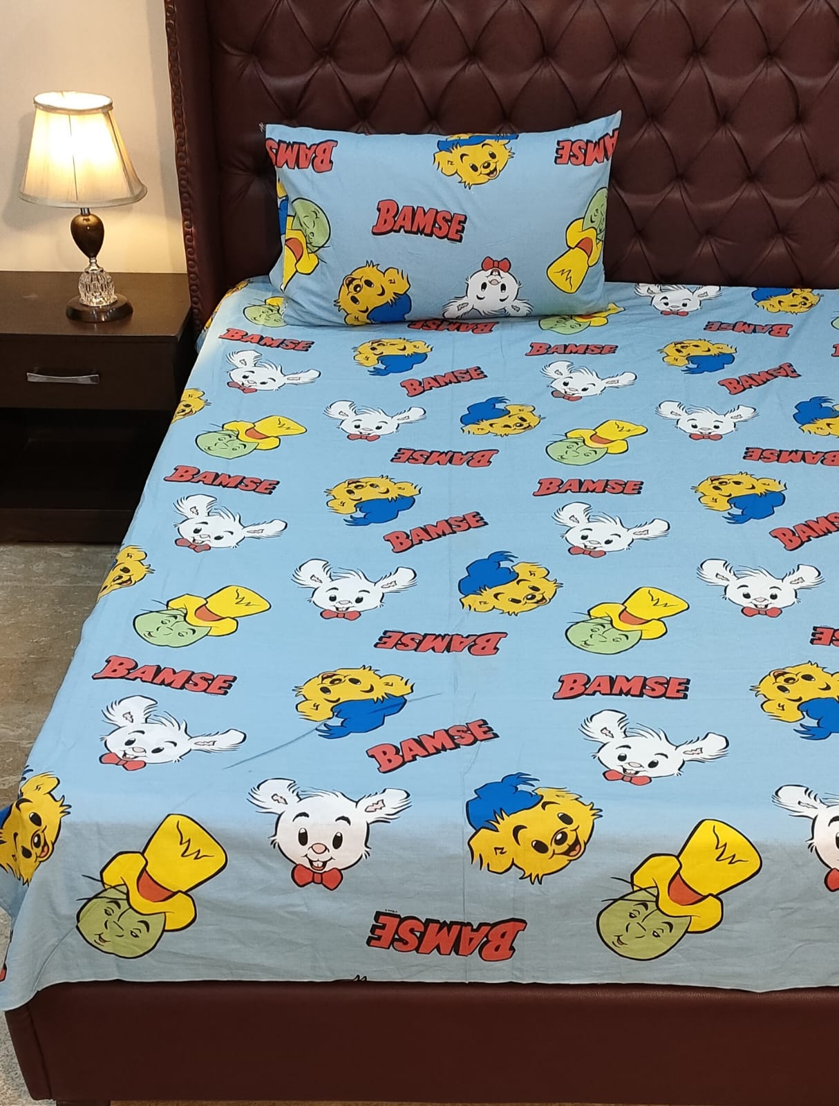 Kids Bamse Character Bedsheet