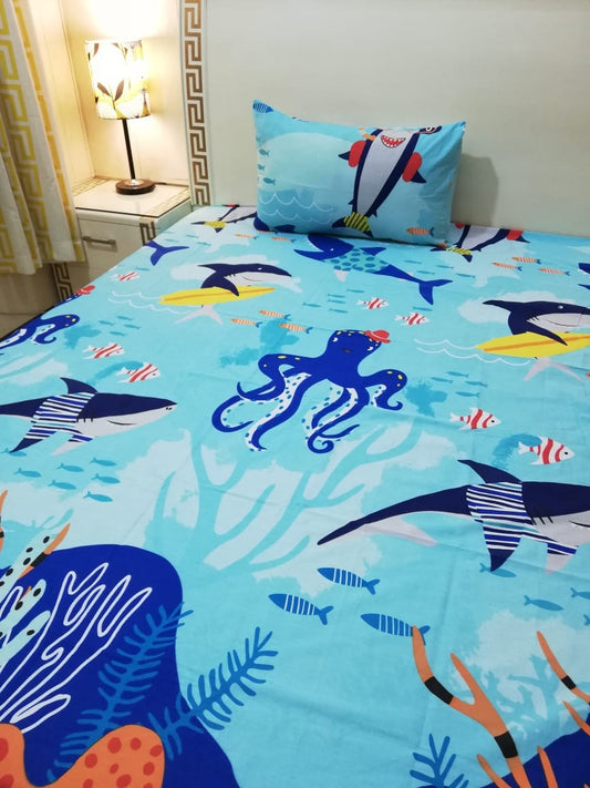 Kids Cotton Bedsheet 7791