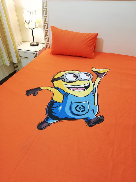 Kids Minion Character Single Comforter Set