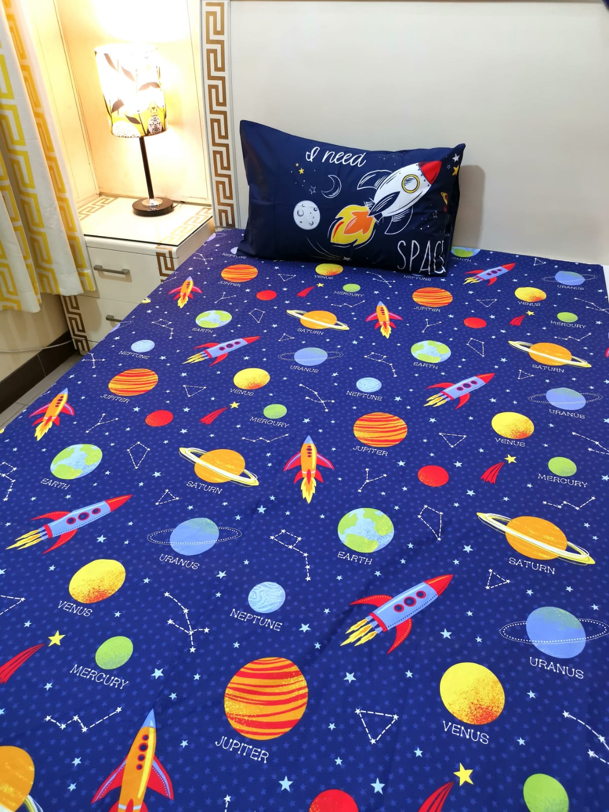 Kids Galaxy View Bedsheet 7953