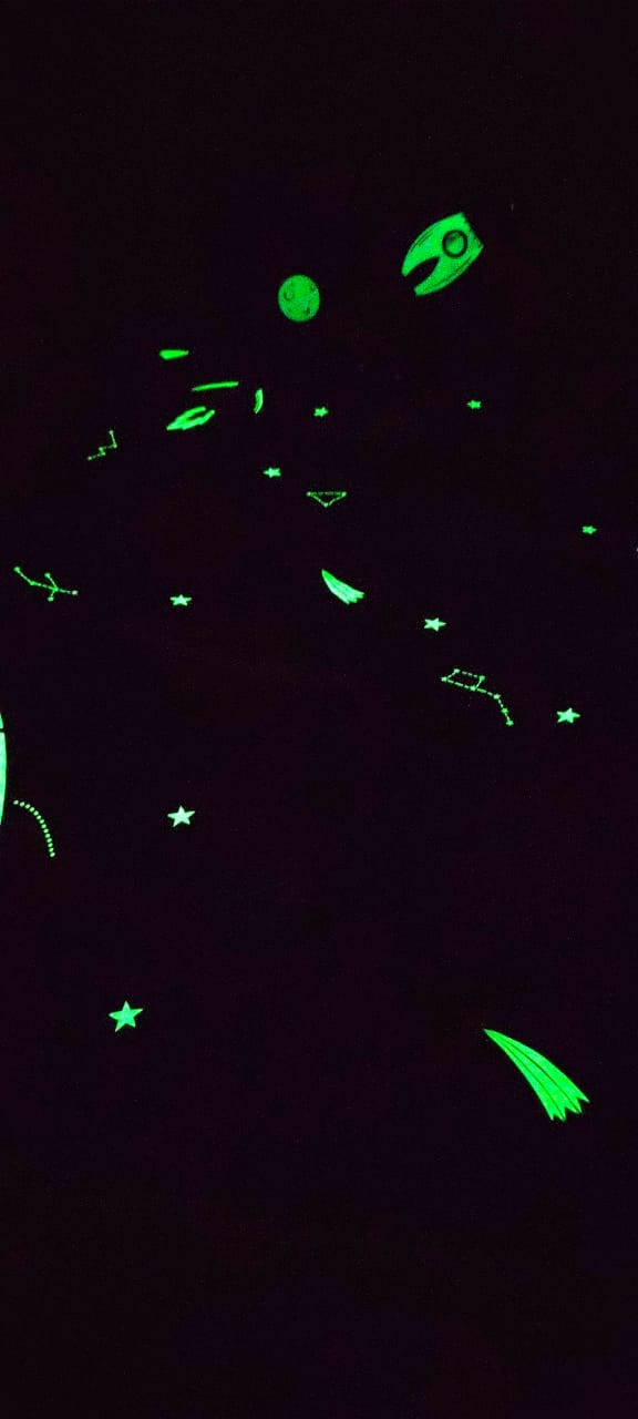 kid glow in the dark bedsheet