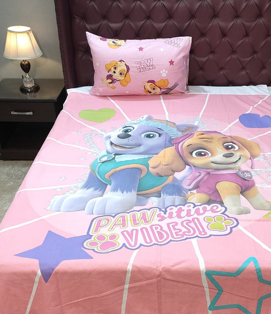 Kids Paw Patrol Cotton Bedsheet 8006