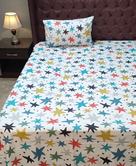 Kids Stary Percale Bedsheet 8009