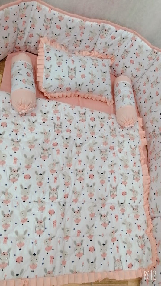 Little Rabbit Baby Cot Set