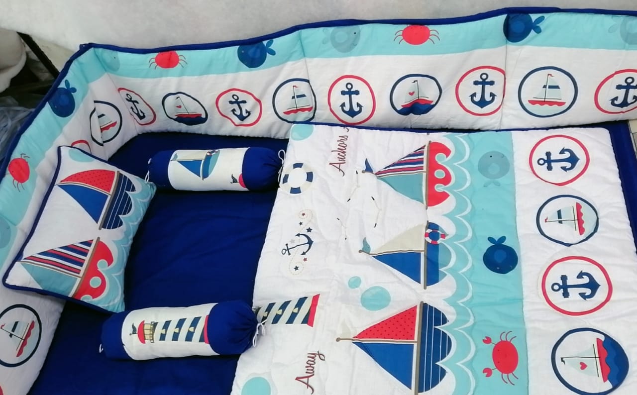 Sail Character Baby Cot Set