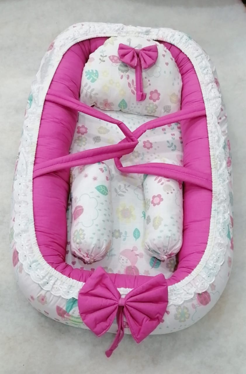 FUSCIA Pink Garden Baby Nest