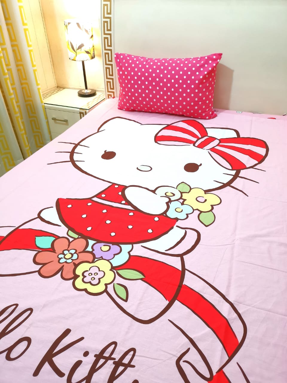 Kids Hello Kitty Bedsheet 7830