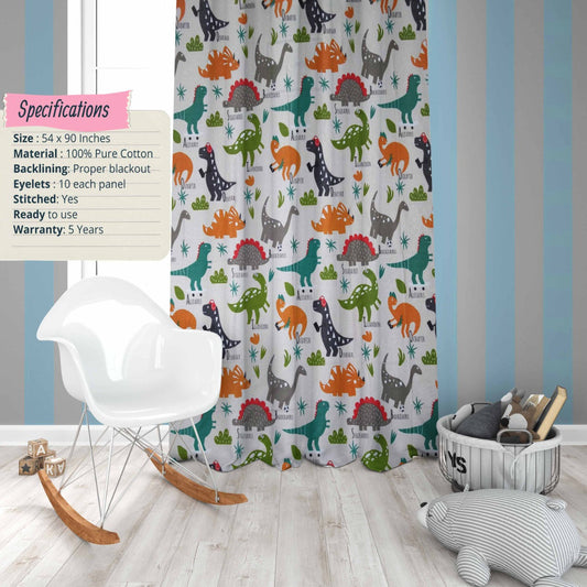 LITTLE DINO KIDS CURTAIN 0902