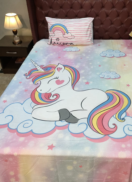 BABY UNICORN BED SHEET 3940