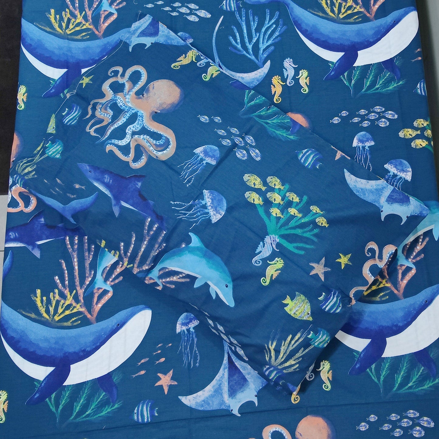 BLUE OCEAN KID BEDSHEET