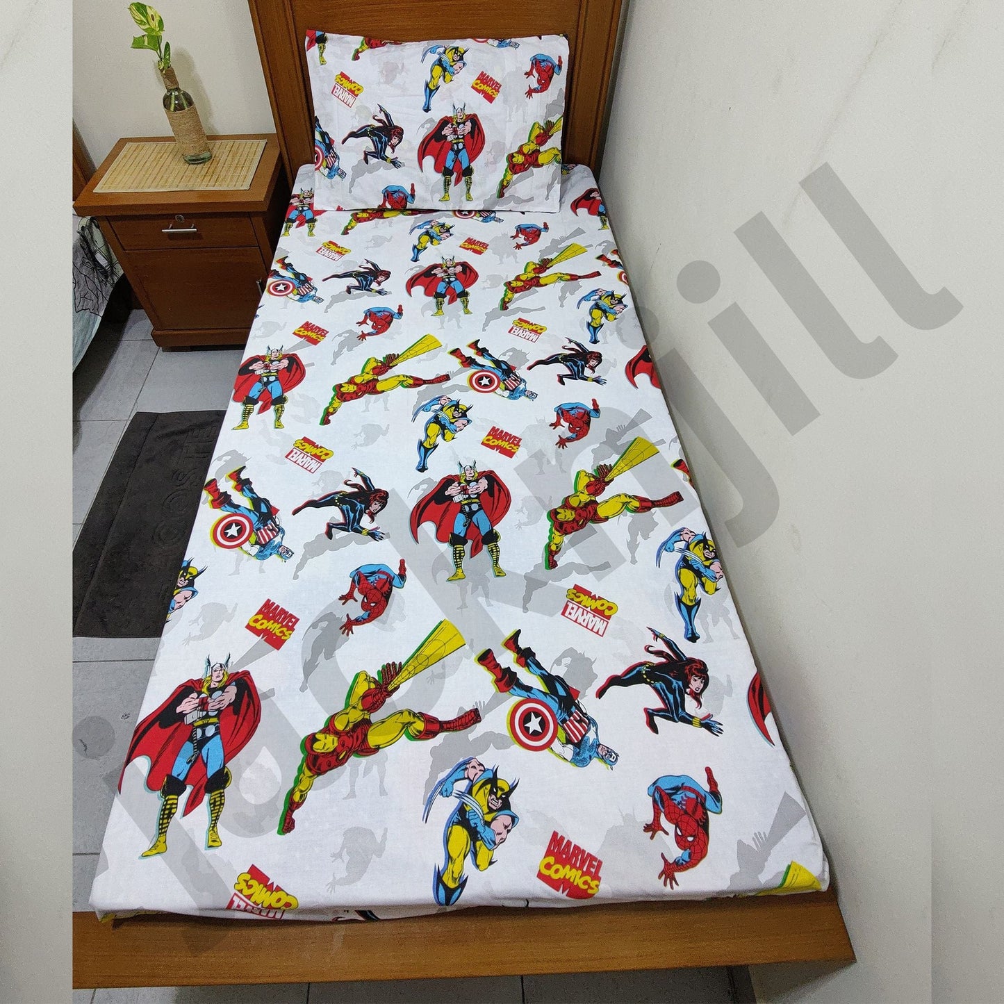 SUPER HEROS KID BEDSHEET 0A03